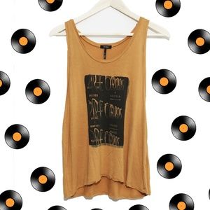 Retro Orange O-Neck Tank